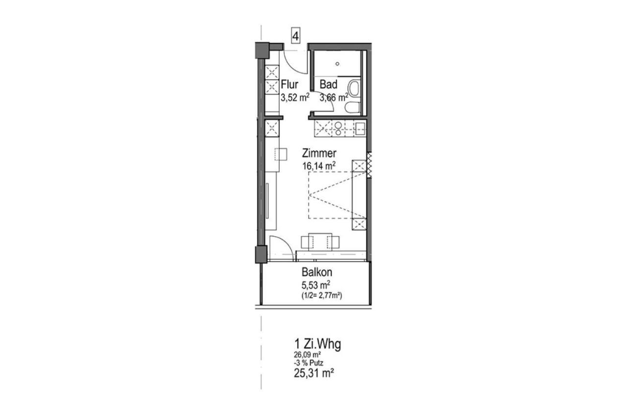 Huber Living Basic 109 Apartment Germering Exterior photo